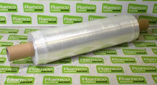 18x rolls of clear plastic wrap