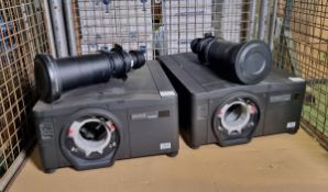 2x Christie DS+6K-M SXGA+ large venue projector - 100/240V - 50/60Hz - L 600 x W 500 x H 260mm