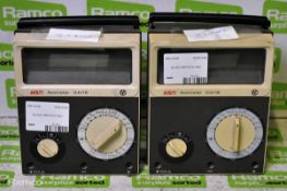 2x HSN Avometers DA116