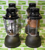 2x Willis & Bates lanterns - Broken glass, Willis & Bates lantern - NO GLASS, Portable lantern