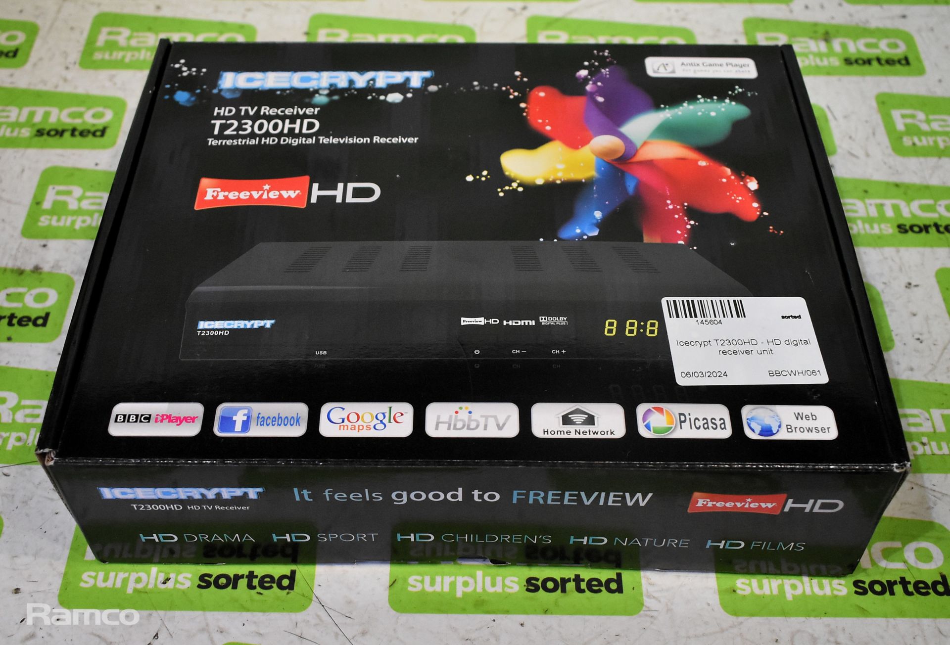 12x Icecrypt T2300HD HD digital receiver units - Image 8 of 9