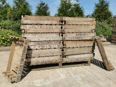 50x Wooden potato chitting trays - W 760 x D 460 x H 160mm