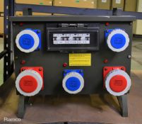 Lewden Electrical Industries NARO change over box - input: 2x 380-415V 3P+N+E - output: 2x 380-415V