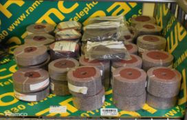 Abrasive discs - 100mm to 115mm - 24 grit to 60 grit - approx 1200 discs
