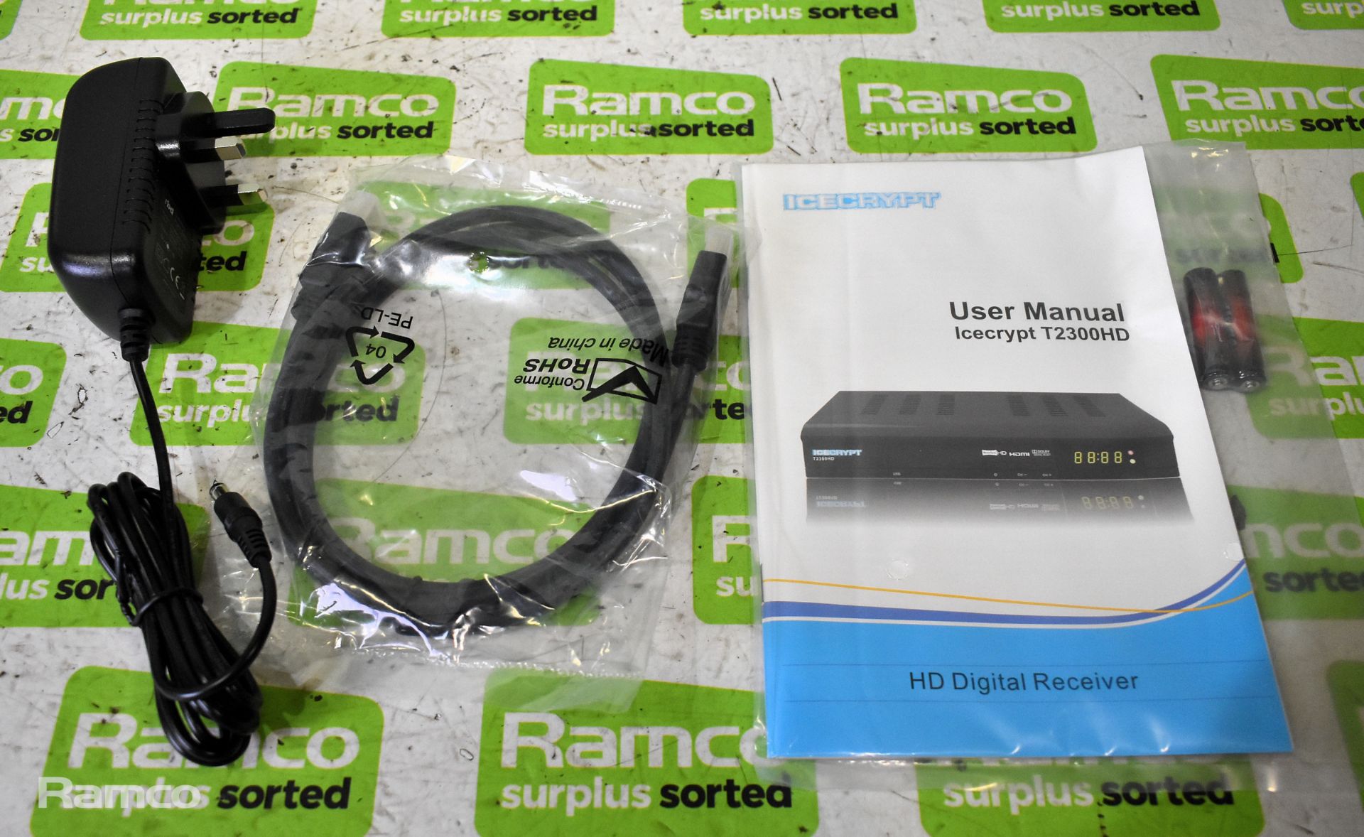 12x Icecrypt T2300HD HD digital receiver units - Image 6 of 9