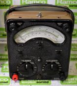 AVO avometer multimeter in brown carry case
