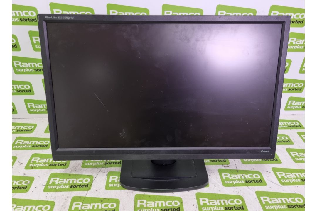 Iiyama ProLite E2280HS-B1 22 inch LED monitor with flight case - FAULTY (LINE ON SCREEN) - Image 2 of 7