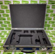 Foam padded flight case - L 620 x W 470 x H 160mm