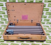 Karba Projektionstisch wooden boxed collapsible projector stand with handle