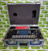 TVone CC-300 Corio vision mixer in case - case dimensions: L 520 x W 370 x H 220mm