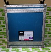4U rack flight case - L 620 x W 550 x H 250mm