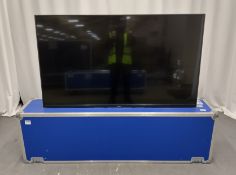 Sony 65XD8501 65 inch 4K LED display in flight case - case dimensions: L 1830 x W 400 x H 1090mm
