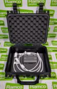 Matrox DualHead2Go displayport in to DVI out splitter in small foam padded case