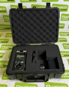Tascam DR-07 digital audio recorder in case