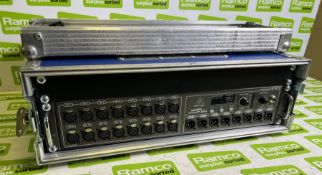 Behringer S16 stagebox in flight case - case dimensions: L 530 x W 460 x H 170mm - OUTPUT ISSUES
