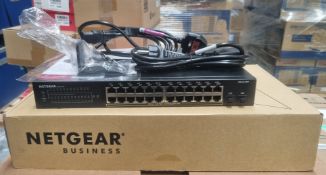 5 x NETGEAR GS324TP 24 Port Network Switch