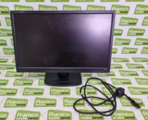 Iiyama ProLite E2280HS-B1 22 inch LED monitor with flight case - FAULTY (LINE ON SCREEN)