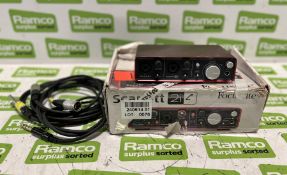 Focusrite Scarlett 2i2 audio interface - SPARES OR REPAIRS - STATIC ON CHANNELS