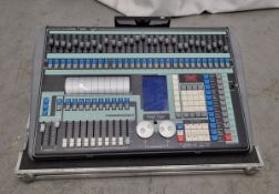 Avolites Pearl Tiger lighting console with flight case