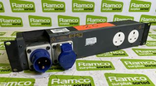 EMO rack mount power distro