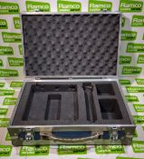 Foam padded flight case - L 470 x W 330 x H 160mm