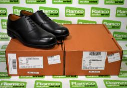 2x Pairs of British Forces service shoes - Black - Size 8.5L