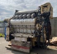 Wartsila 200 Series V12 Diesel engine - serial number 124030 - Year of manufacture 2006