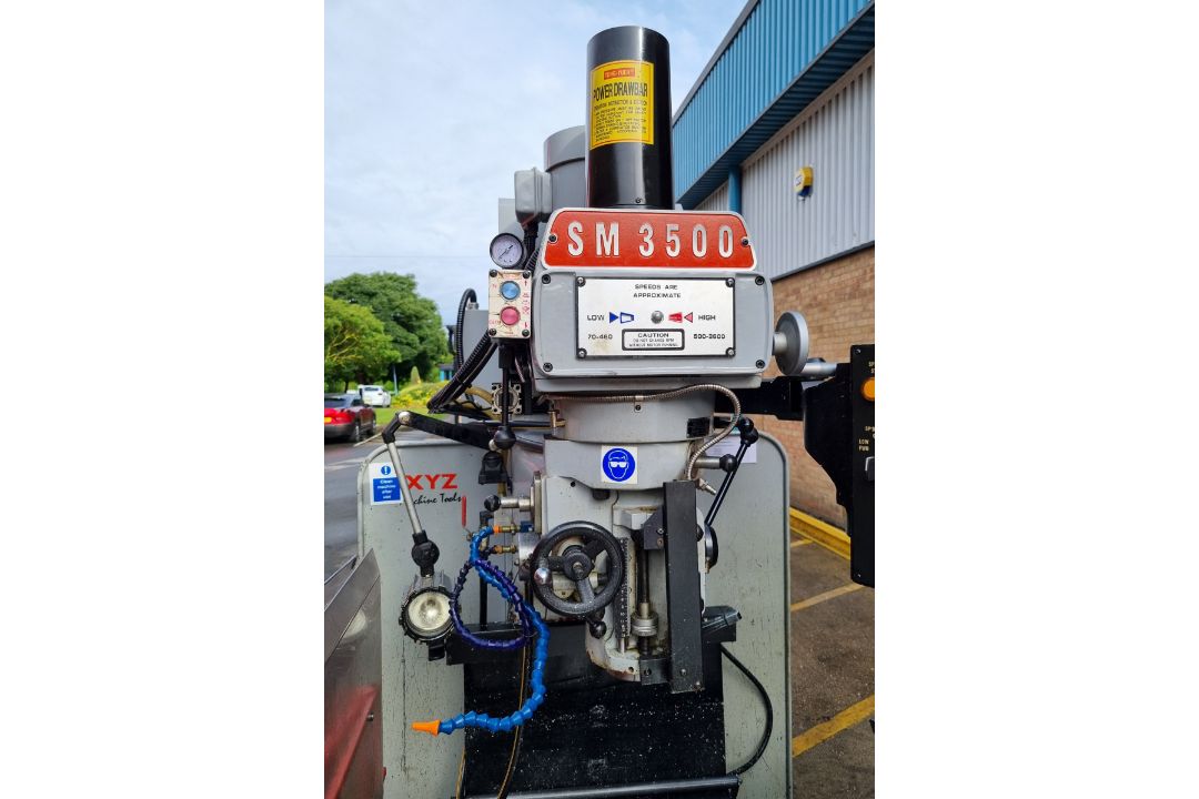 XYZ SM 3500 Turret milling machine - W 2180 x D 1960 x H 2250mm - full details in description - Image 5 of 15