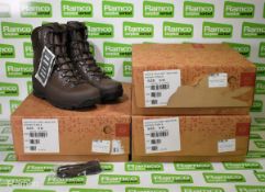 3x Pairs of Iturri wet weather cold boots - Brown - Size 9M - New