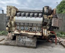 Wartsila 200 Series V12 Diesel engine - serial number 124029 - Year of manufacture 2006