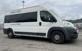 Peugeot Boxer 435 L3H2 HDI PTS ambulance – 2013 – 158777 miles – MOT 07/24 – service history