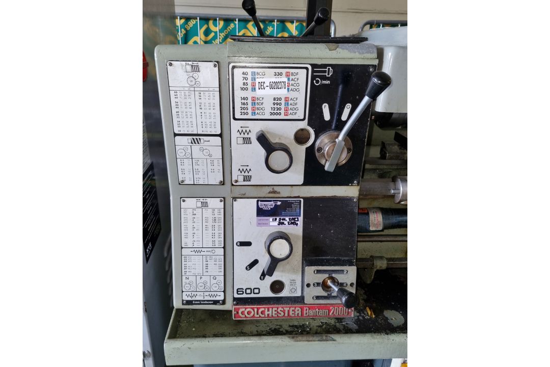 Colchester Bantam 2000 lathe - W 1570 x D 800 x H 1360mm - full details in description - Image 6 of 13