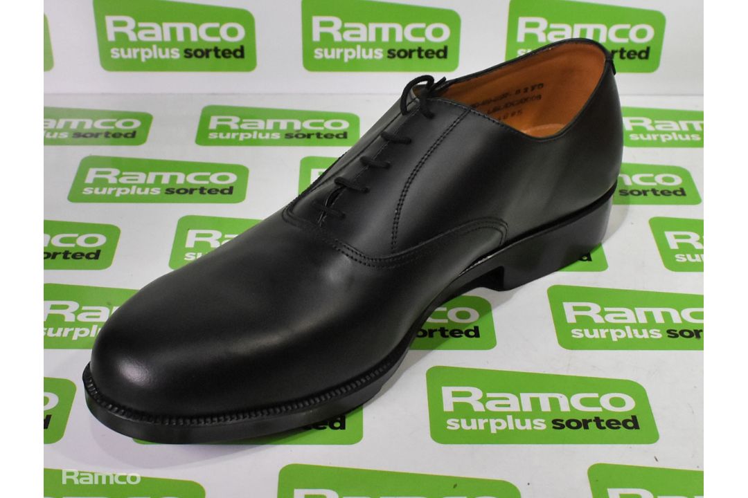 3x Pairs of British Forces service shoes - Black - Size 14.5L - Image 3 of 5