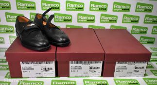 3x Pairs of British Army Piper brogue shoes - Size 9S