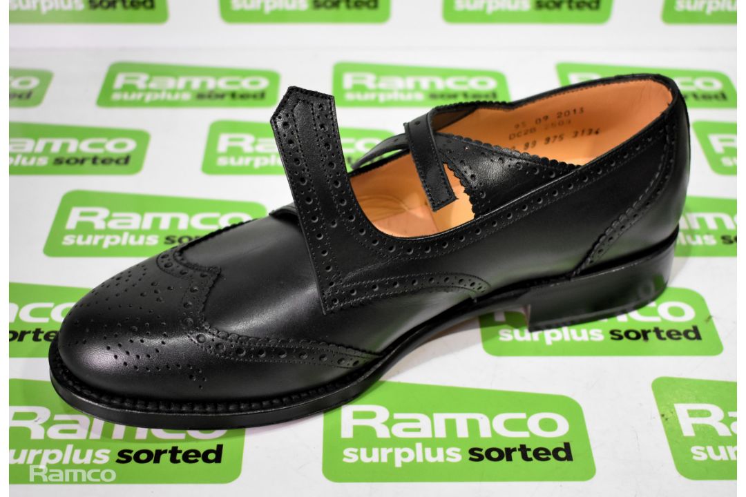 4x Pairs of British Army Piper brogue shoes - Size 9S - Image 3 of 6