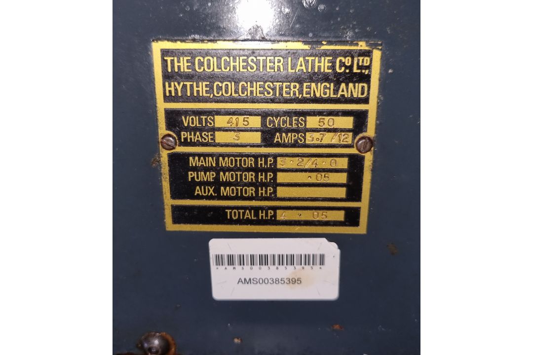 Colchester Bantam 2000 lathe - W 1570 x D 800 x H 1360mm - full details in description - Image 9 of 13