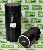 Nikon Reflex-NIKKOR 1000mm 1:11 lens in storage case - Serial No: 200697 - MISSING LENS CAP