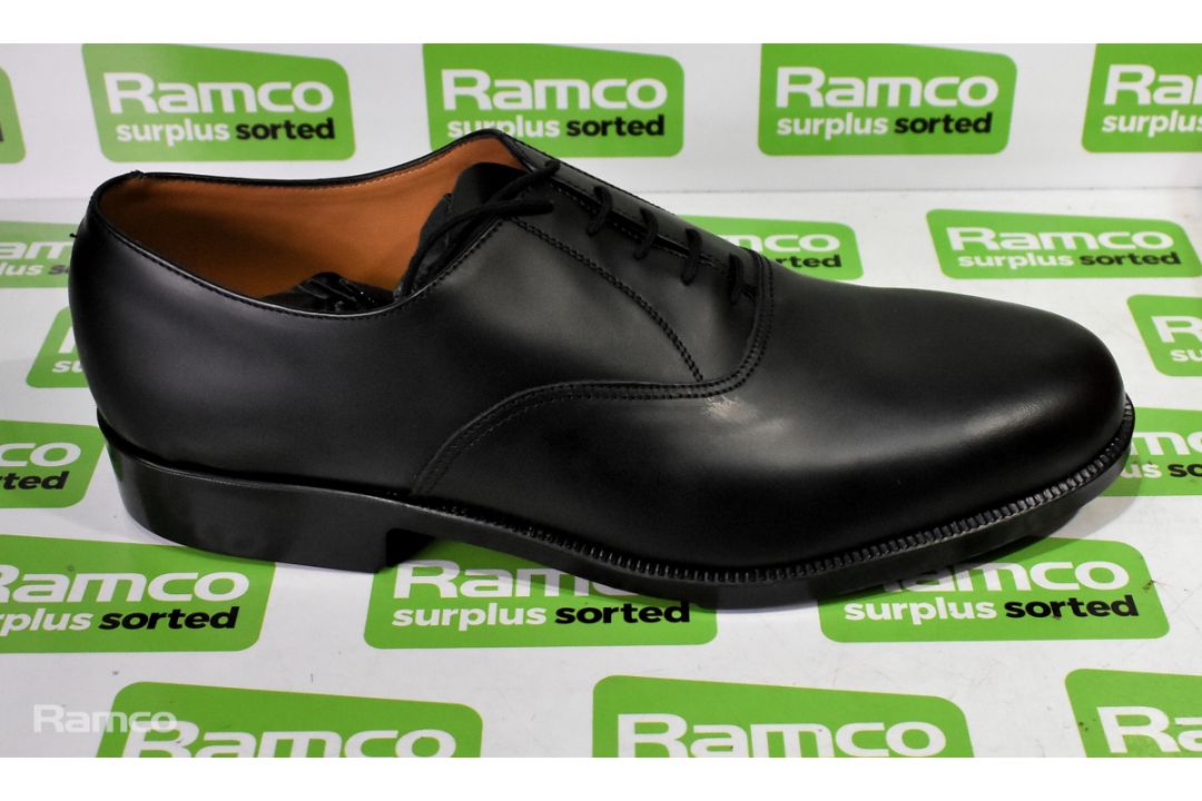 3x Pairs of British Forces service shoes - Black - Size 14.5L - Image 2 of 5