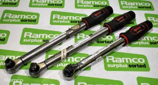 3x Norbar - 1/2 inch torque wrenches - see description