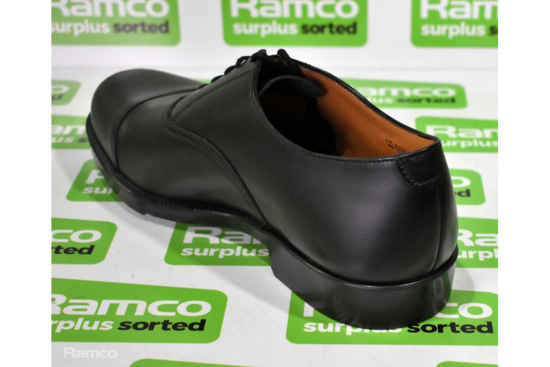 2x Pairs of British Forces service shoes with steel toe caps - Size 8M - New - Image 4 of 6