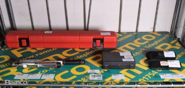 Torque wrenches & micrometers - see description