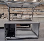 Alphr Technology bench - 1900mm W x 950mm D x 2000mm H