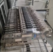 Assortment of mixed size Mirae feeders - 12mm, 16mm, 24mm and 32mm