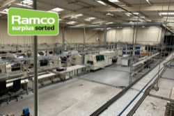 Warehouse clearance including Mirae PC board manufacturing equipment, soldering machines, Still forklift, compressor, transformers & more