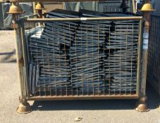 153x Metal shelf panels - Full details in description