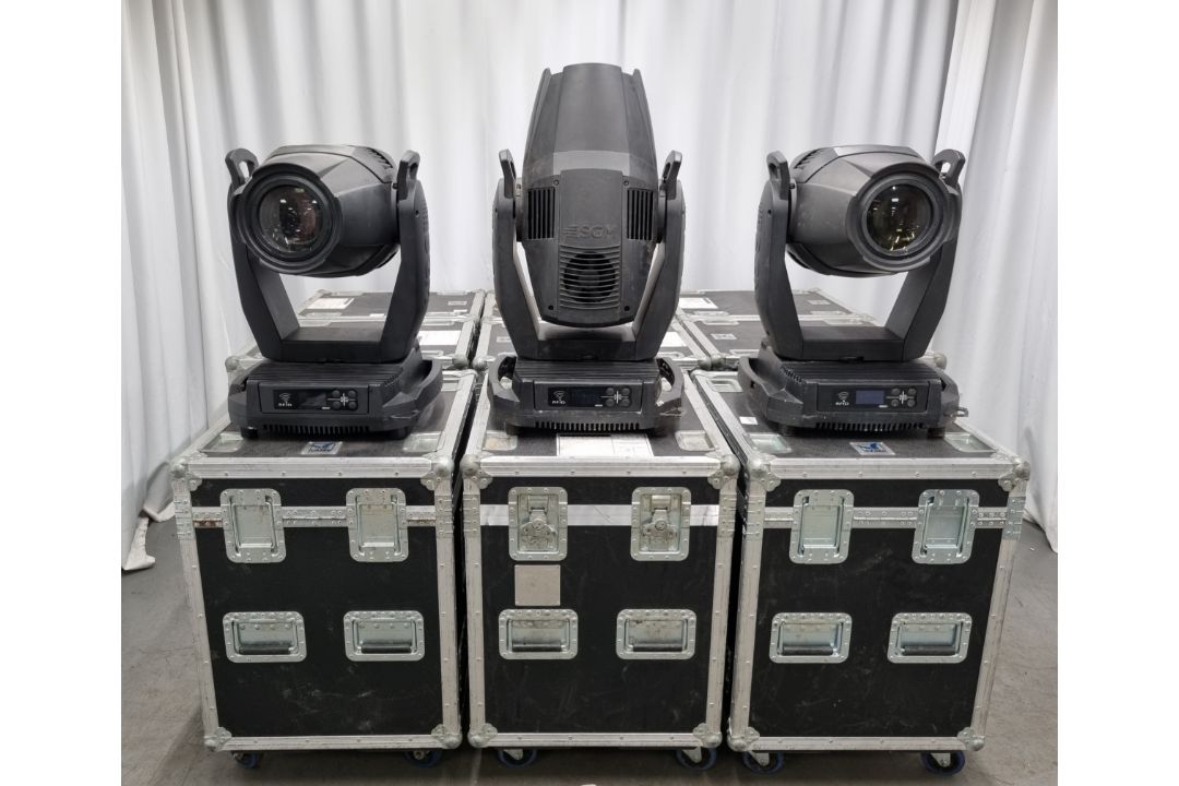 15x SGM G spot moving head lights in flight cases with power cables and brackets - Image 30 of 58