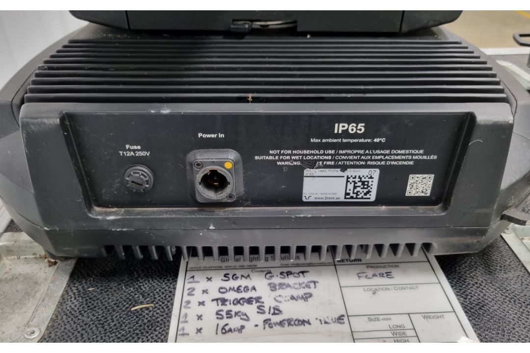 15x SGM G spot moving head lights in flight cases with power cables and brackets - Image 58 of 58