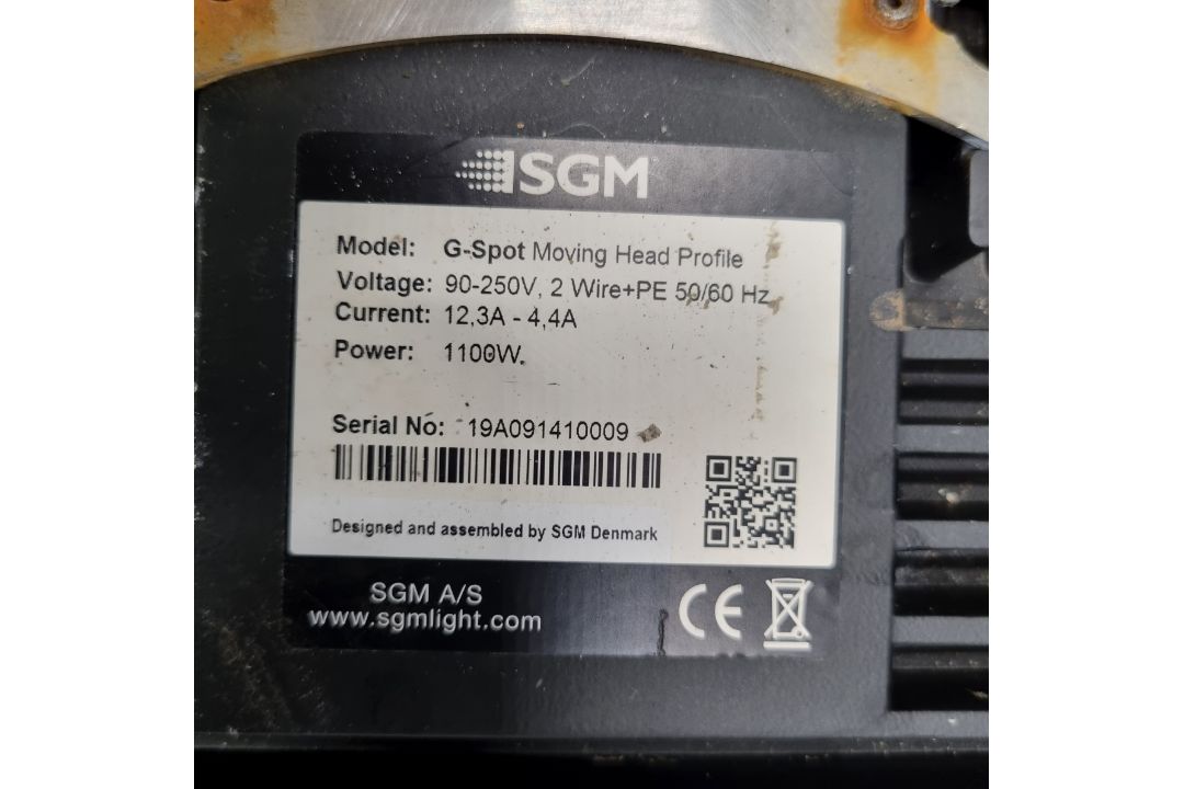 15x SGM G spot moving head lights in flight cases with power cables and brackets - Image 48 of 58