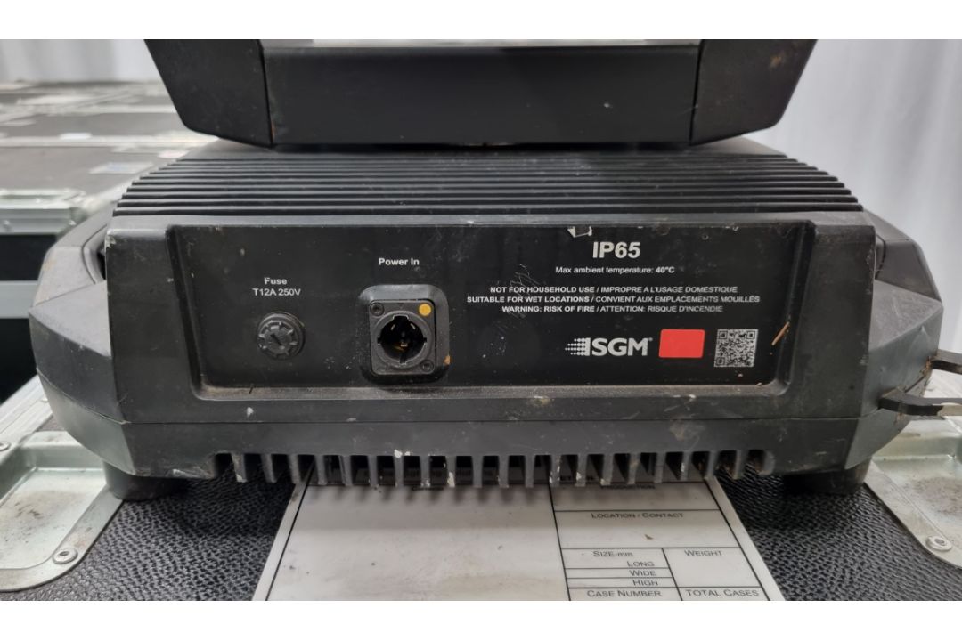 15x SGM G spot moving head lights in flight cases with power cables and brackets - Image 14 of 58