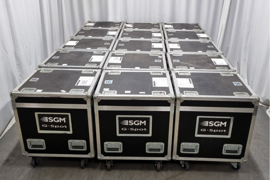 15x SGM G spot moving head lights in flight cases with power cables and brackets - Image 2 of 58
